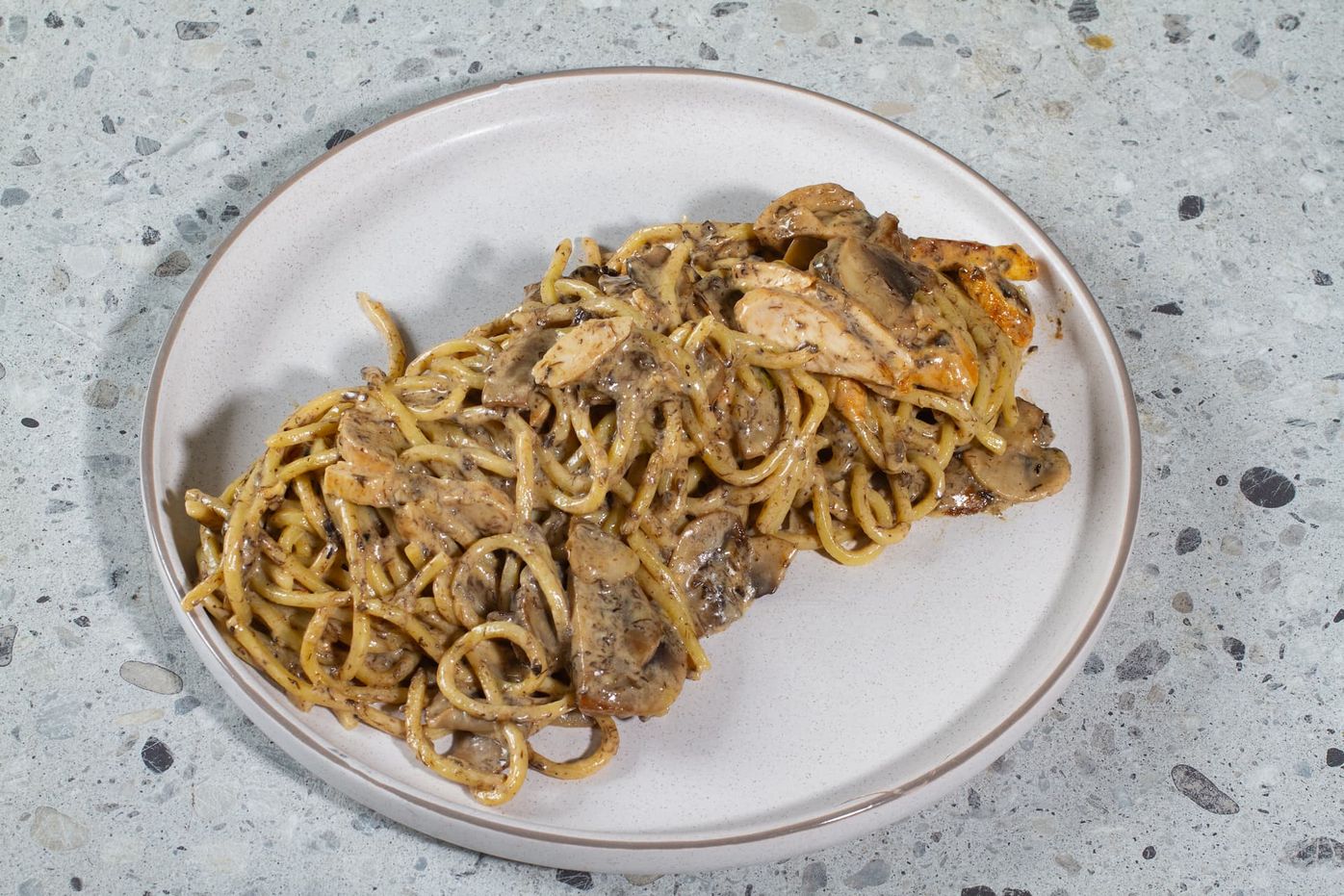 Fungi con Pollo
