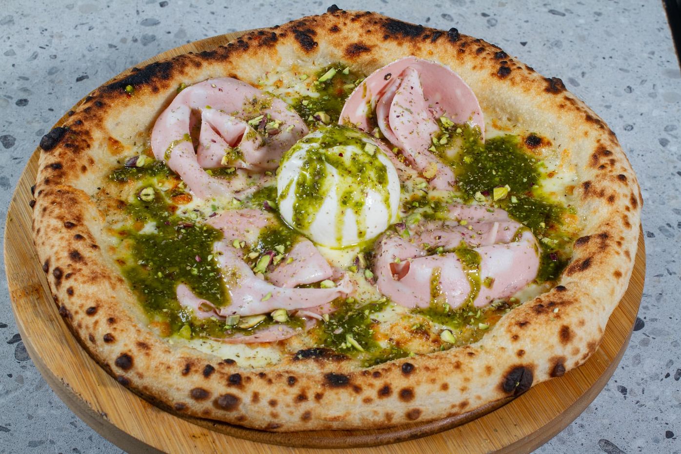 Mortadella pistachio